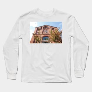 Turbine house, industrial monument Nordwolle, Delmenhorst, Lower Saxony, Germany, Europe Long Sleeve T-Shirt